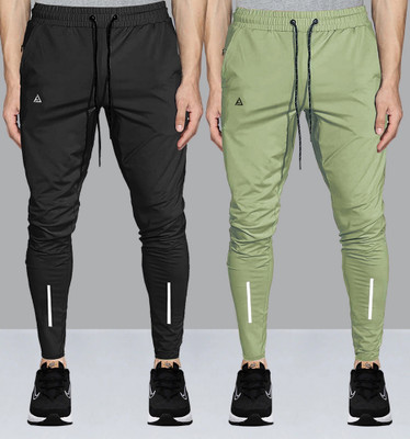 Z-DEVIL Solid Men Multicolor Track Pants