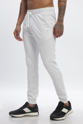 Dougie Solid Men White Track Pants