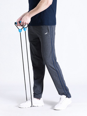 CROCODILE Solid Men Grey Track Pants