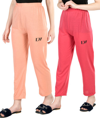 lady willington Solid Women Pink Track Pants