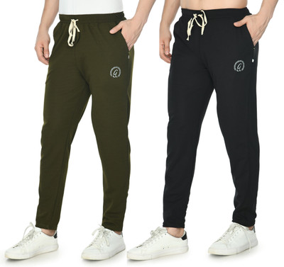 UTKARSH CREATION Printed Men Olive, Black Track Pants