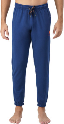 U.S. POLO ASSN. Solid Men Blue Track Pants