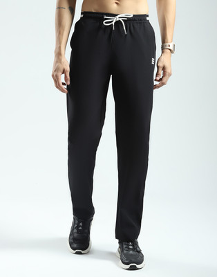 Rock.it Solid Men Black Track Pants