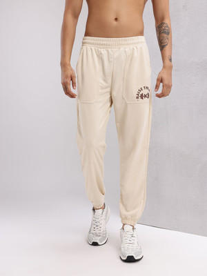 HRX by Hrithik Roshan Solid Men White Track Pants