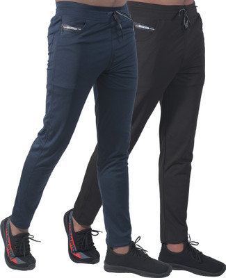 KHOZI Solid Men Multicolor Track Pants