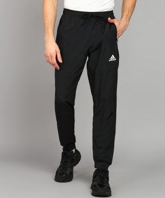 ADIDAS Solid Men Black Track Pants