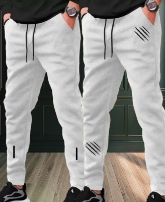 PKB garments Solid Men Black, Grey Track Pants