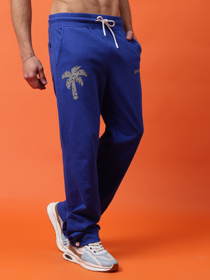 WEARDUDS Self Design Men Blue Track Pants