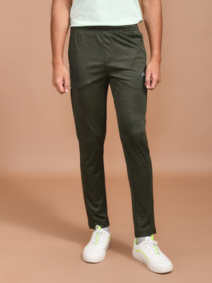 SKYKNIT Solid Men Olive Track Pants