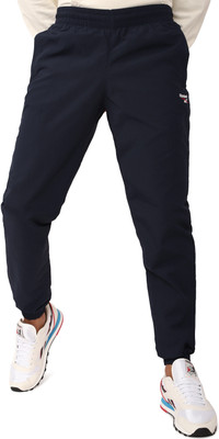 REEBOK Solid Men Dark Blue Track Pants