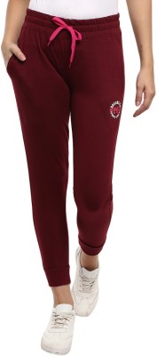 V-MART Solid Women Red, Red Track Pants