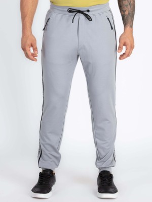 Status Quo Solid Men Grey Track Pants