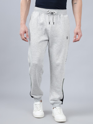 CANTABIL Solid Men Grey Track Pants