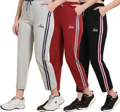CHIC CLOSET Striped Women Multicolor Track Pants