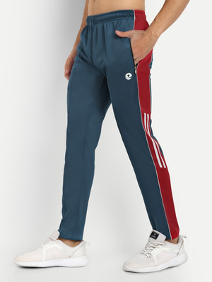 ESTRO Solid Men Blue Track Pants