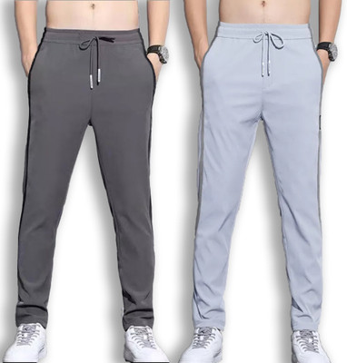 Joggers Park Colorblock Men Multicolor Track Pants
