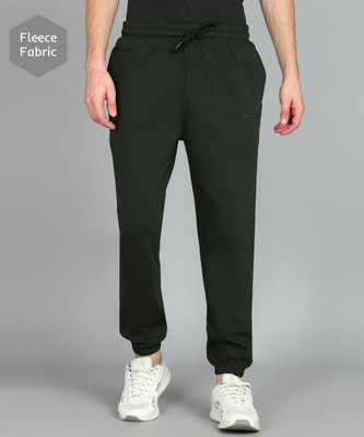 Alan Jones Solid Men Green Track Pants
