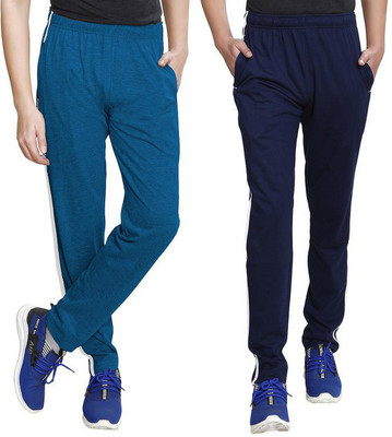 TT Solid Men Light Blue, Dark Blue Track Pants