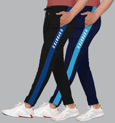 FLYZEN Self Design Men Multicolor Track Pants