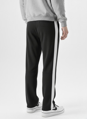 Dockstreet Striped Men Black Track Pants