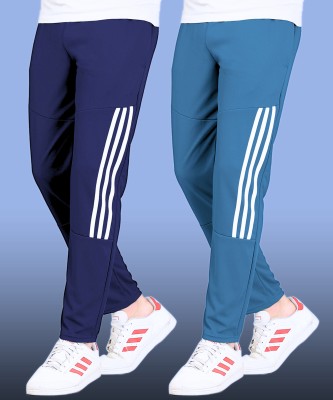 GAJVU Striped Men Blue, Dark Blue Track Pants