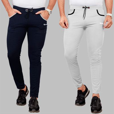 DEVICE OF HOVID FASHION Printed Men Dark Blue, Grey Track Pants