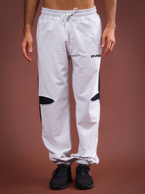 WEARDUDS Self Design Men Grey Track Pants