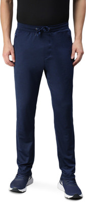 Macroman M-Series Solid Men Blue Track Pants