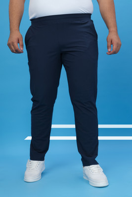 TECHNOSPORT Solid Men Dark Blue Track Pants