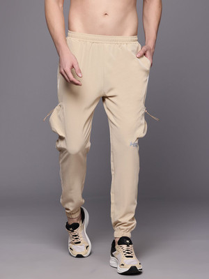 HRX by Hrithik Roshan Solid Men Beige Track Pants