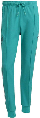 ADIDAS Printed Men Green Track Pants