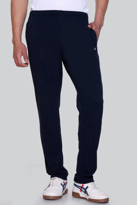 BILBURY Solid Men Dark Blue Track Pants
