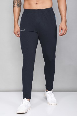 Sport Sun Solid Men Dark Blue Track Pants