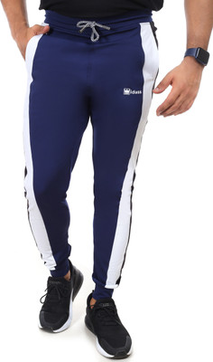 IDASS Solid Men Blue Track Pants