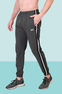 MR MAGISTER SPORTS Solid Men Grey Track Pants