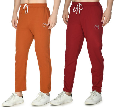 UTKARSH CREATION Printed Men Orange, Maroon Track Pants