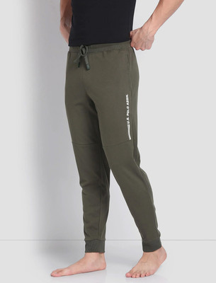 U.S. POLO ASSN. Printed Men Green Track Pants