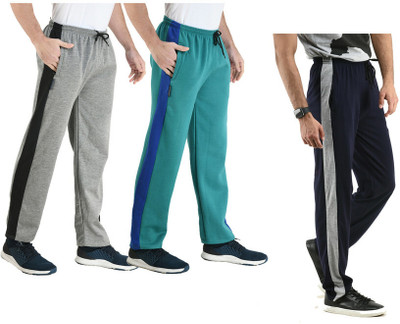 Indistar Solid Men Multicolor Track Pants