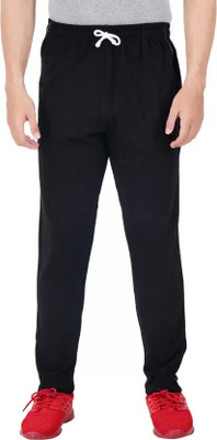 Wrodss Solid Men Dark Blue Track Pants