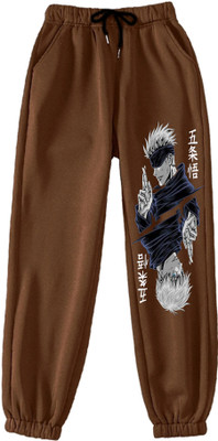 Tabadtod Graphic Print Women Brown Track Pants