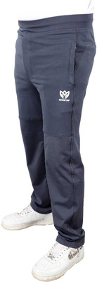 MEGNETAR Solid Men Grey Track Pants