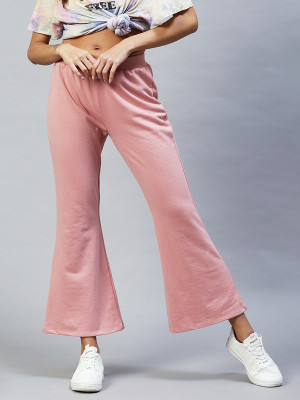 METRONAUT Solid Women Pink Track Pants