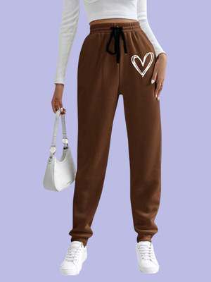 Tabadtod Printed Women Brown Track Pants