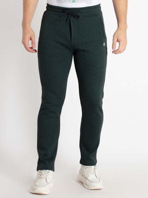 Status Quo Solid Men Olive Track Pants