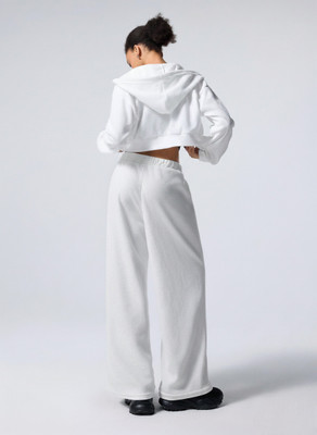 Dockstreet Solid Women White Track Pants