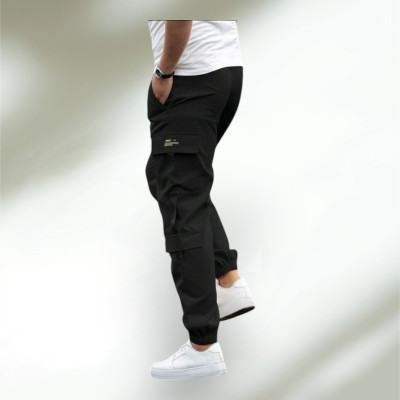 SUN BEAUTY FASHIONISTA HUB Solid Men Black Track Pants