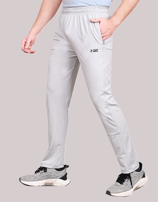 TrendArc Solid Men Grey Track Pants