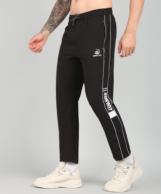 GNOCKFACE Solid Men Black Track Pants