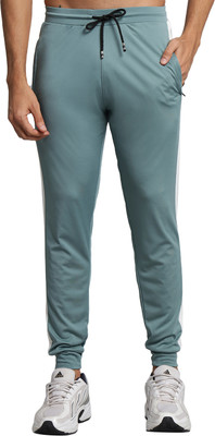 Yuvraah Men Self Design Light Green Track Pants For Rs. 269 @ 73 %