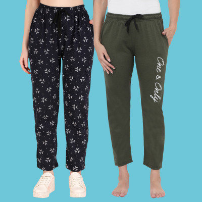 Kavya Retail Printed Women Multicolor Track Pants